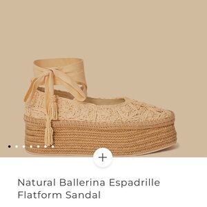 FARM Rio Tan Espadrille Platform Sandals